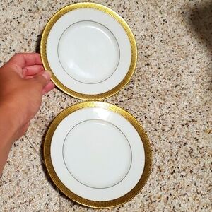 Vintage German Dessert Plates Bread and Butter Hutschenreuther CM